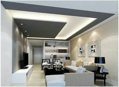 great simple false ceiling design for the living room