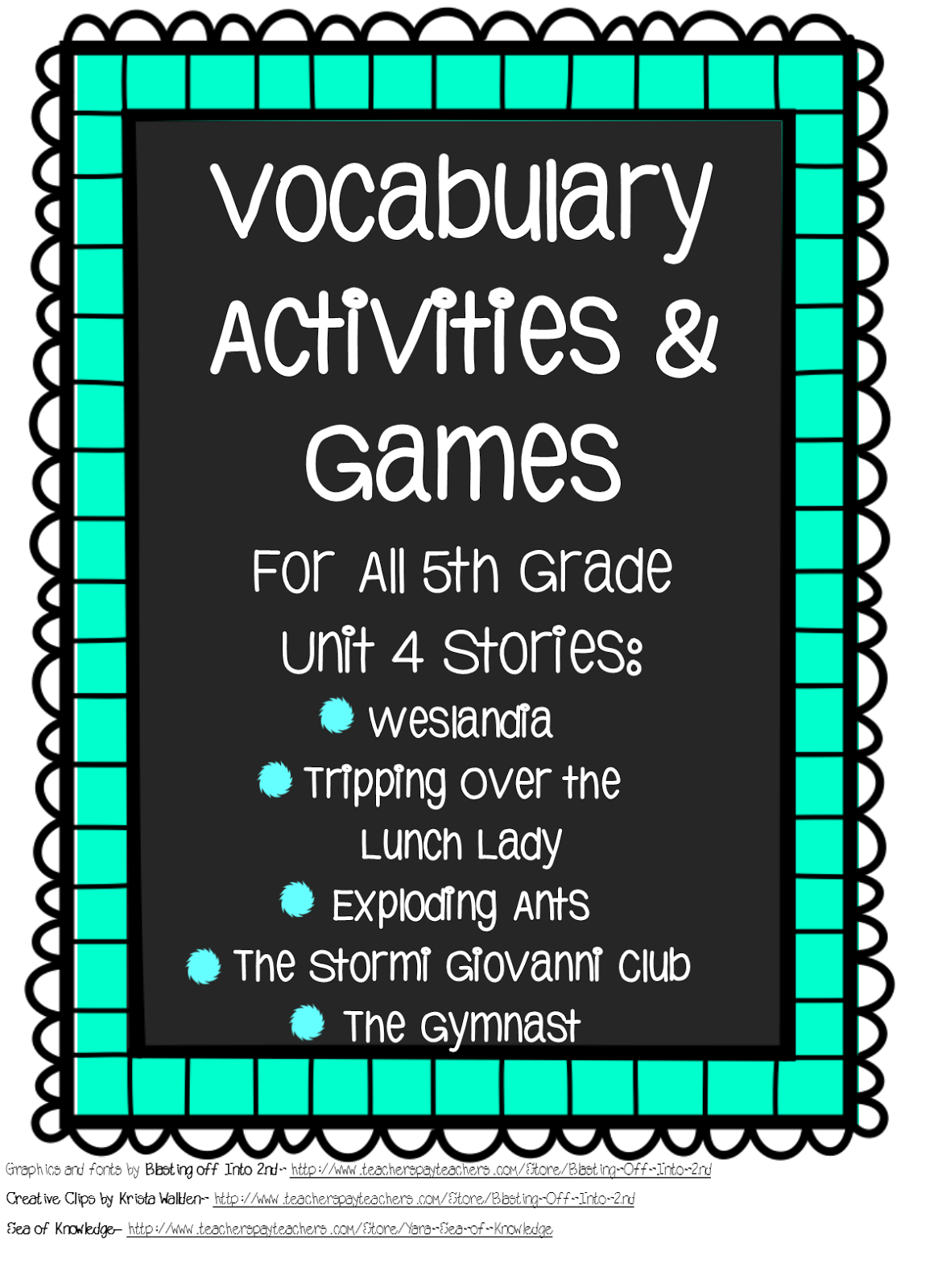 http://www.teacherspayteachers.com/Product/Reading-Street-5th-Grade-Unit-4-Complete-Set-of-Vocabulary-Activities-and-Games-1318311