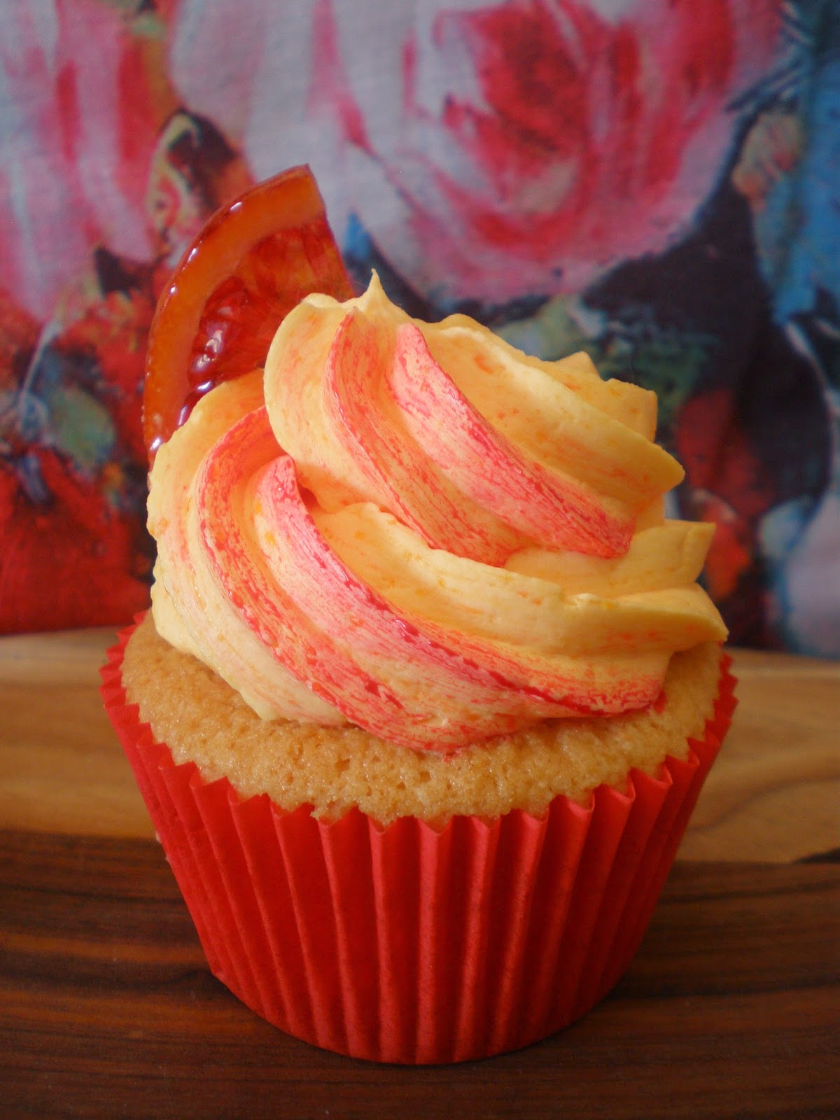 Blood Orange Cupcakes