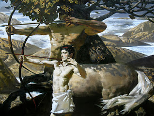 Homossexualidade na Grécia Antiga - Quíron e Aquiles, de Alexander Novoselov