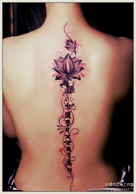 Tattoo for girls:lotus