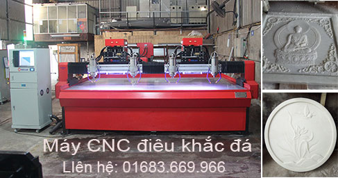 máy cnc điêu khắc đá