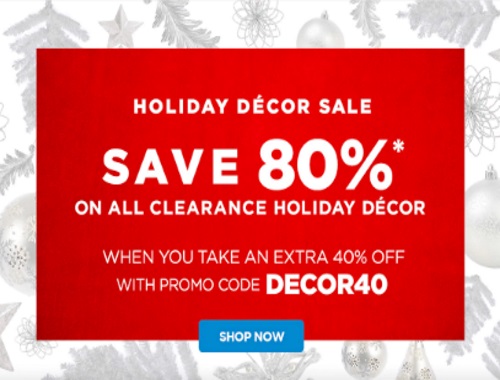 The Shopping Channel Holiday Decor Sale 80% Off Clearance Holiday Decor Promo Code