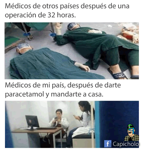 Médicos en otros países y en el mío