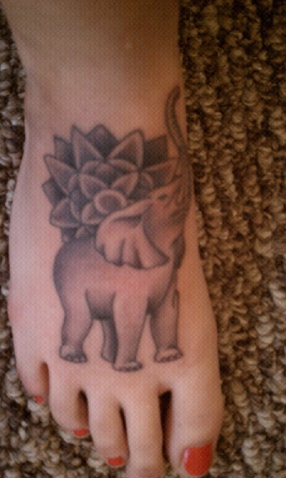 Girls with Elephant Tattoos