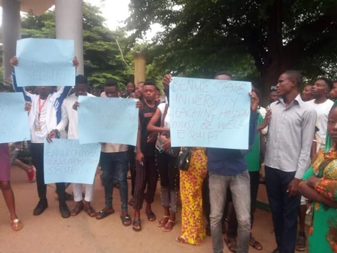 Students of Benue State University shut down entire campus 