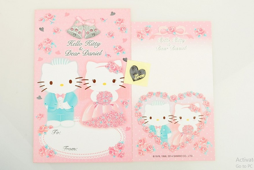 15 Contoh Desain  Undangan  Bertema Hello  Kitty  untuk 