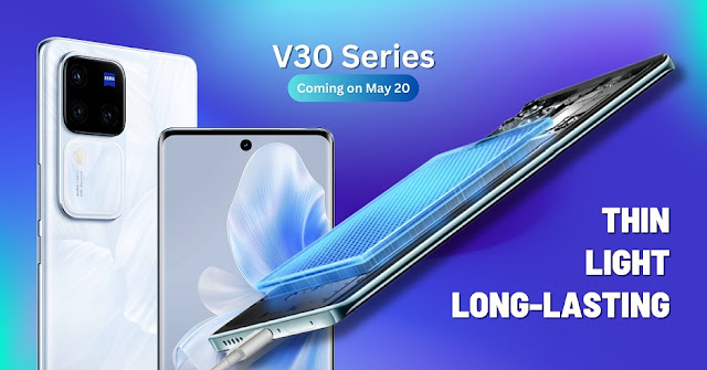 vivo V30 Series Thinnest 3D curved AMOLED screen 5000mAh battery