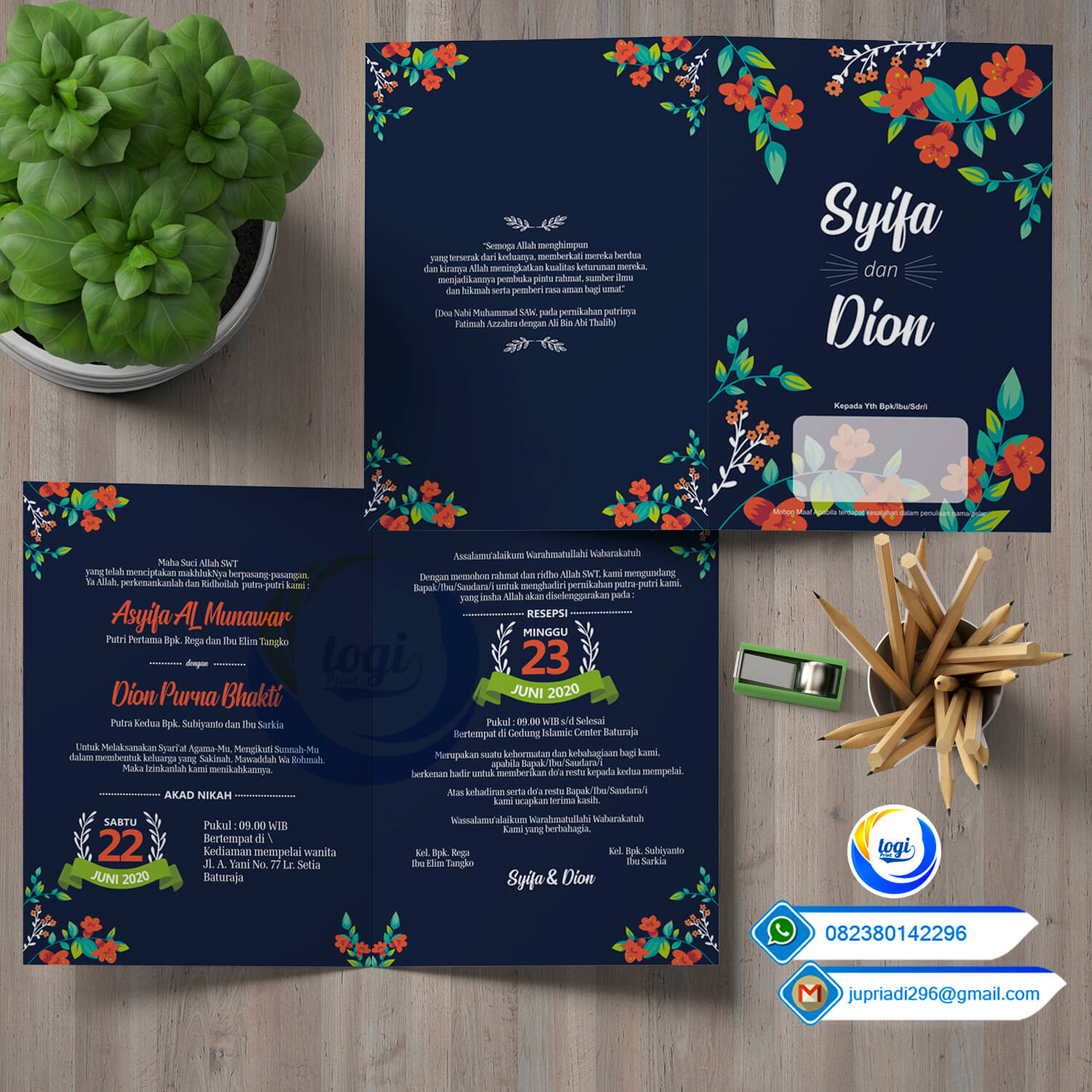  Download  Template Desain  Undangan  Pernikahan  Custome 