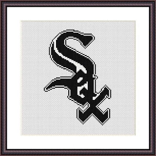 Chicago White Sox cross stitch pattern - Tango Stitch