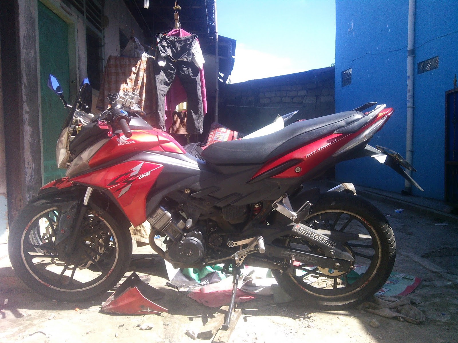 ANGGA BADAY Honda CS1 Modifikasi By RSB Motor Speed 