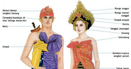 4 Baju  Adat  Bali  Pria dan Wanita  TradisiKita