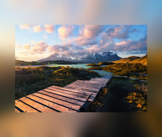 This is an illustration of Torres del Paine National Park (One of the Most Beautiful National Parks in the World