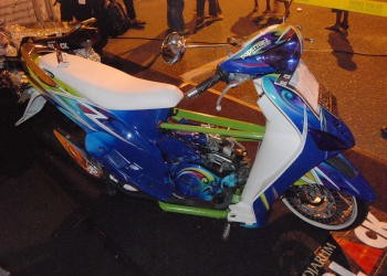 Yamaha Mio Coolest Scooter Full Airbrush 