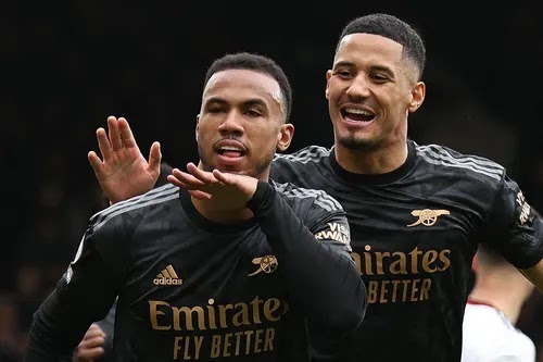 Arsenal crush Fulham, widen lead