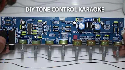 Tone Control Karaoke Gerber, Schematic, Layout