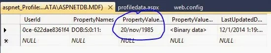 Computer Programming:  After change profile data