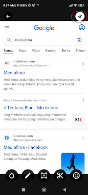 Cara Screenshot pada Mode Private Opera Browser di Android
