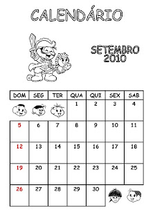 calendario turma da monica 2010