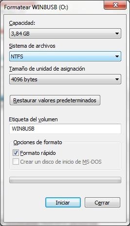 FormatearNTFS