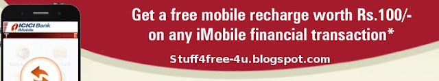 iMobile ICICI Free Mobile Recharge Online 