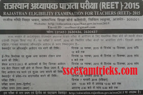 Rajasthan 15000 3rd Grade Teacher Recruitment 2015-16