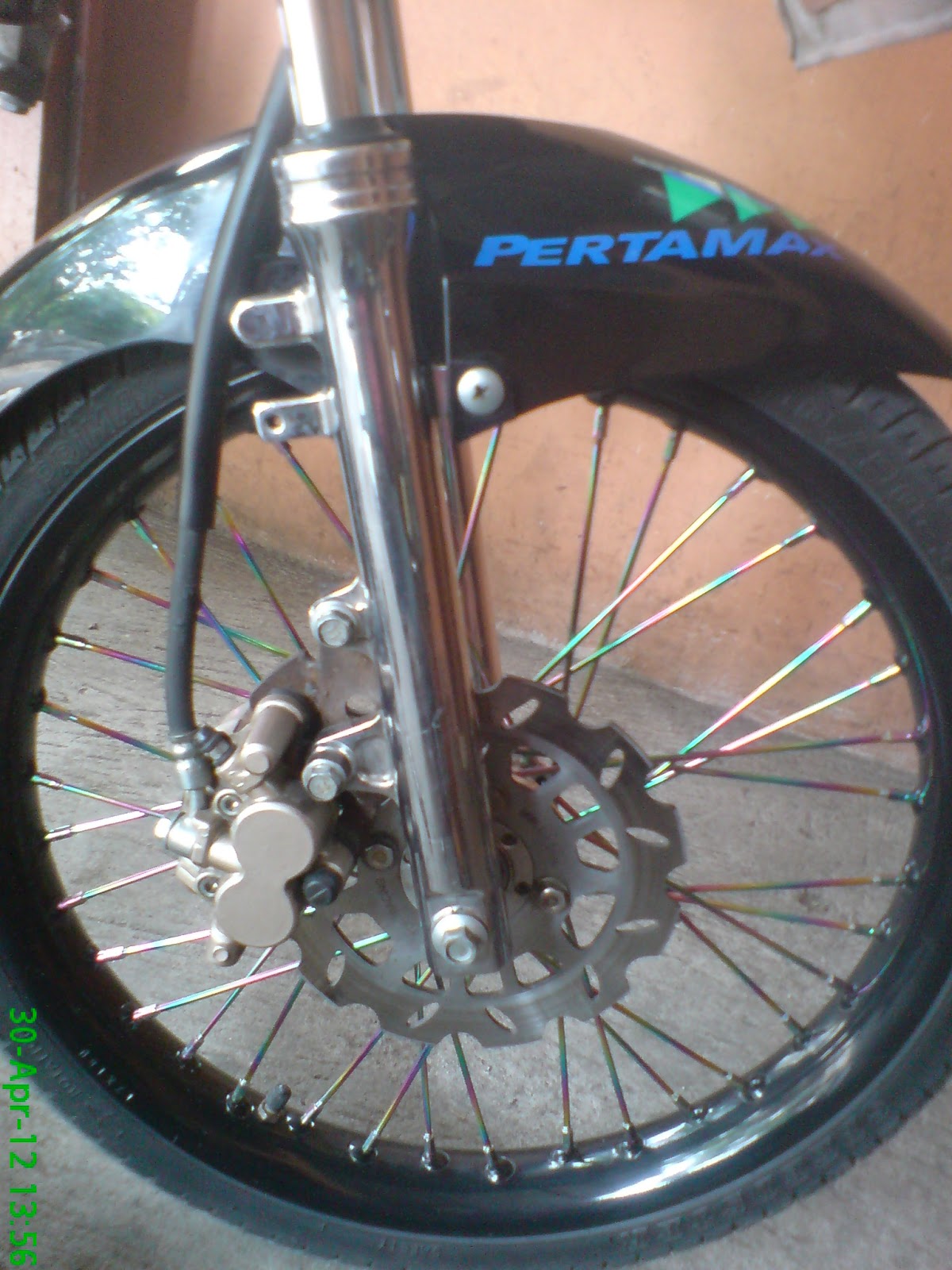  Satria FU dengan Tromol Trusty dan disc TDR Velg Motor Murah