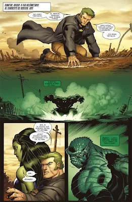 Páginas interiores del cómic Hulk Rojo de Panini Comics con arte de Ed McGuinness