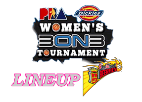 List of San Miguel Beermen Lineup 2015 PBA Women's 3X3 Tournament