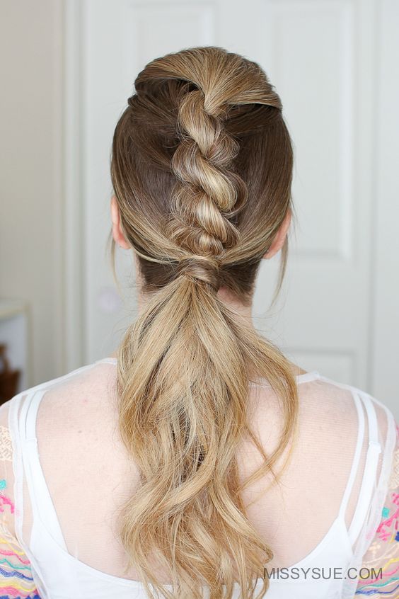 3 Easy Rope Braid Hairstyles