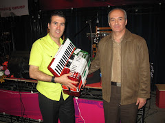 Giving NARDIN Accordion To Mr.Rahim Shahriary Famous Azari Singer/Garmon Player