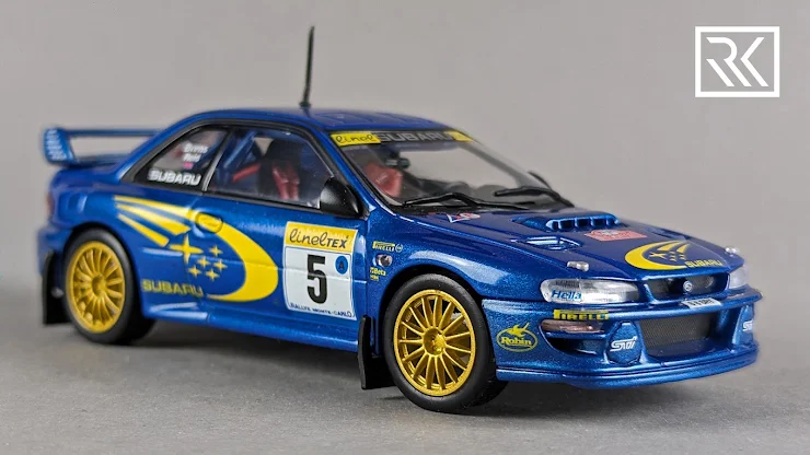 Zdjęcie modelu 1:43 AUTOart Subaru Impreza S5 WRC, Rally Monte Carlo 1999, Burns