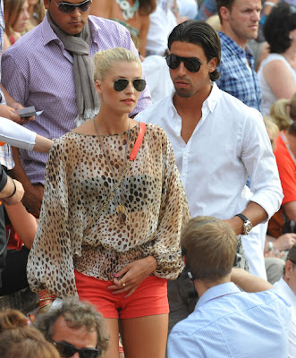 Sami Khedira with Girlfriend