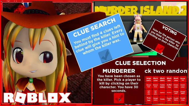 Roblox Murder Island 2 Gameplay! We survived to catch the murderer and I got to be murderer!