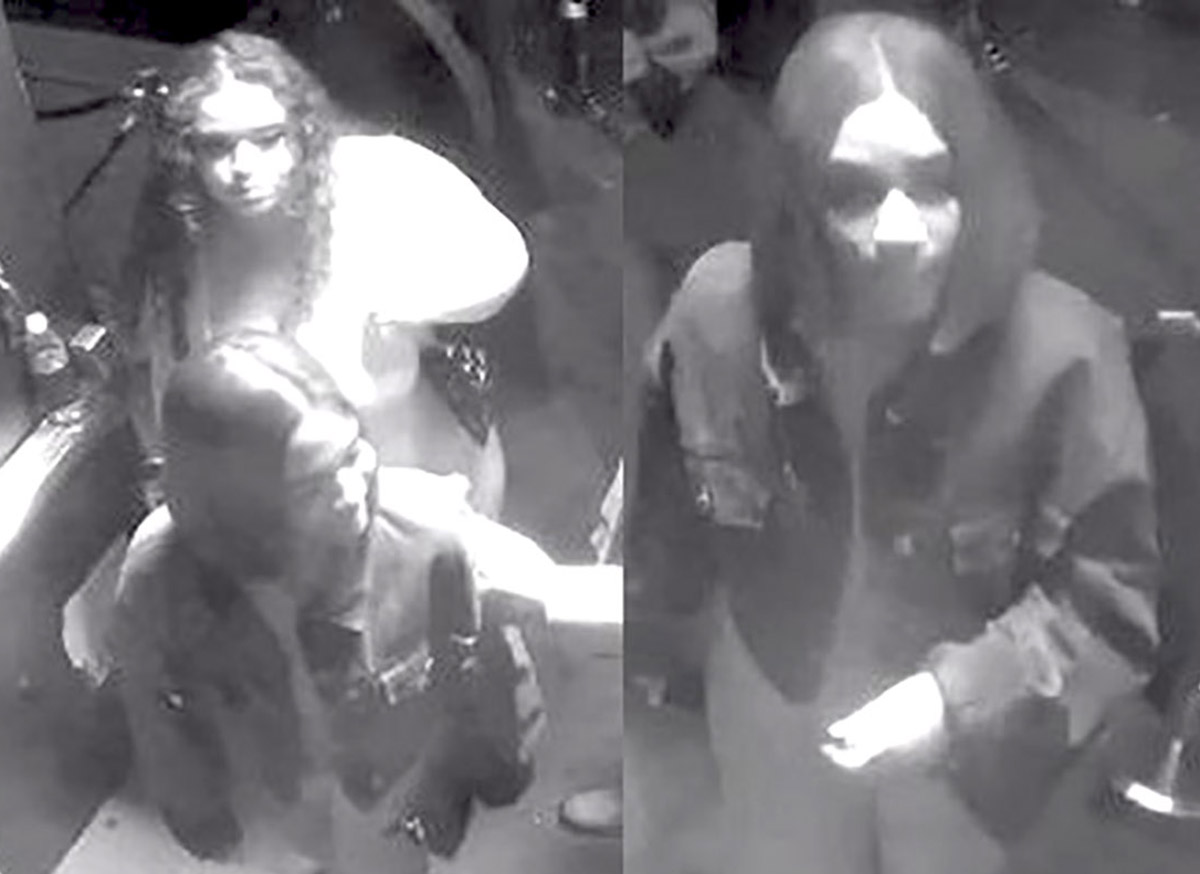 The NYPD is searching for two women who threatened to stab a man if he did not turn over his phone. -Photo by NYPD