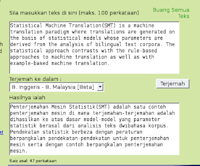 Malay translation code