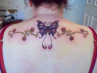 Back Butterfly Tattoo Images