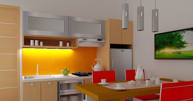 Kitchenset Pelangi Desain Interior dapur minimalis dapur 