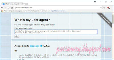 User Agent của Google Chrome