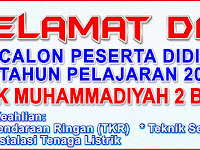 Banner_Selamat Datang Peserta Didik Baru SMK Muh 2 Banjarsari_2015