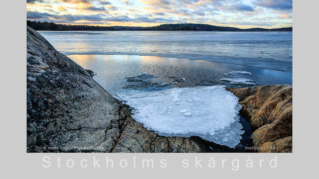 Tidig islossning vid Kalvfjärden i Stockholms skärgård