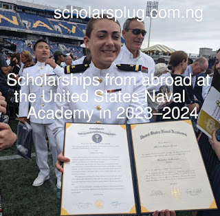 Scholarships from abroad at the United States Naval Academy in 2023–2024