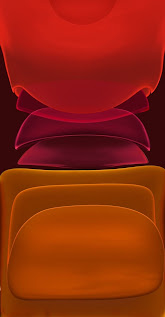 اجمل خلفيات ايفون 11 اصلية حمراء وبرتقالية بجودة HD