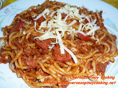 Pinoy Sweet Spaghetti