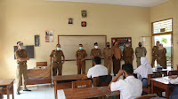 Kadis Dikbud Lampung Tinjau KBM Tatap Muka Langsung SMA dan SMK di Pesawaran