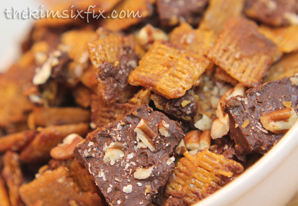 Pecan chocolate life cereal snack mix
