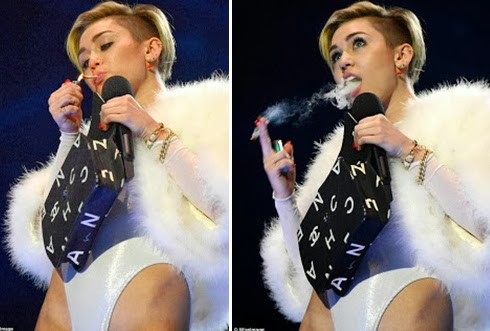 miley cyrus smoking marijuana weed