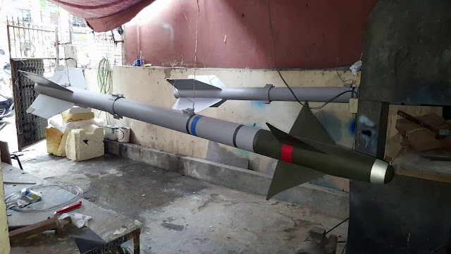 A Screenshot of a completed AIM-9L Sidewinder Missile Mock-up by Modelworks Direct
