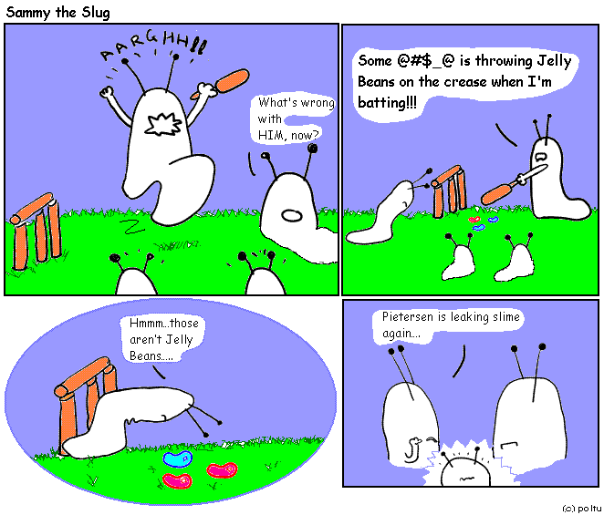 Sammy the Slug - The Jelly Bean incident