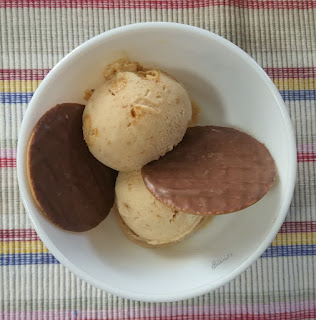 helado de turrón Jijona casero